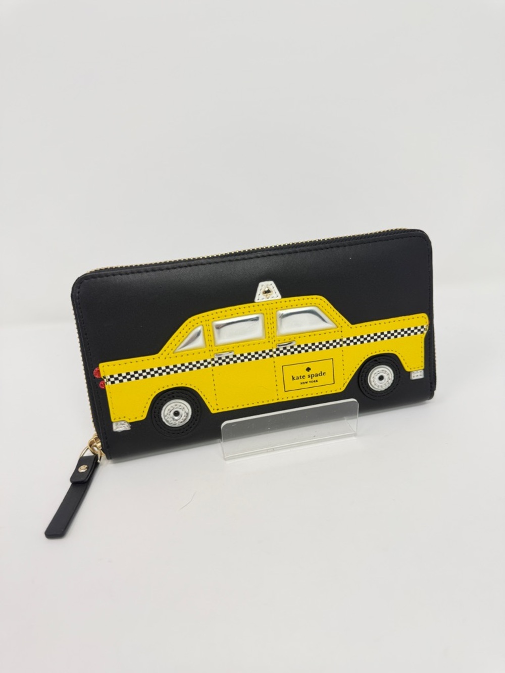Kate Spade NY Taxi Lacey "Steal the Spotlight" Full Zip-Around Long Wallet RARE